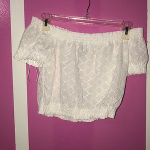 Off the Shoulder Crop Top